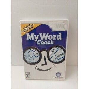My Word Coach Nintendo Wii 2007 Game Disc Tested
